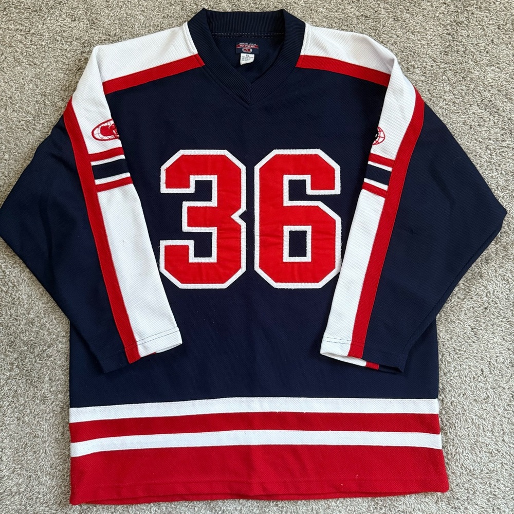 🔴Wu-Wear Jersey Size XL Hockey Wu-Tang Clan 36 Rare Ghostface Killah Raekwon